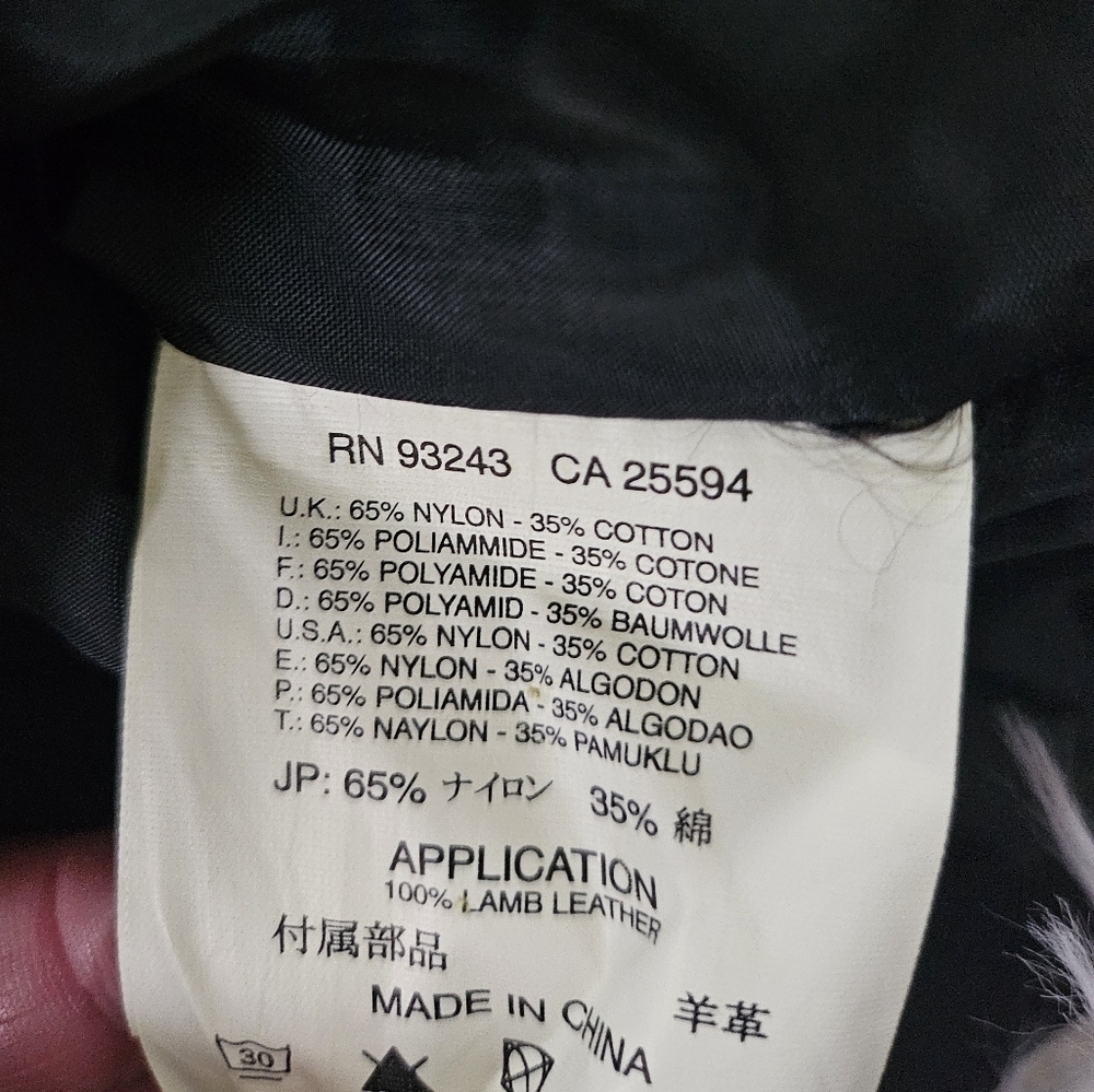 Diesel black jacket with shoulder studs NWT - Picture 11 of 12